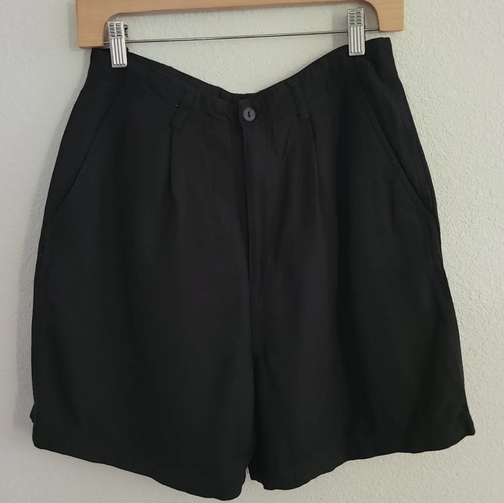 Talbots Vintage High Waisted Linnen Shorts 10